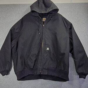 Vintage Carhartt 90s Jacket Quilted Lined USA Canvas No Size Labels 2XL-3XL